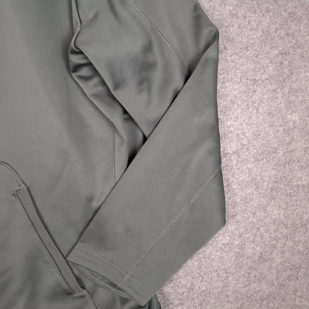 Nike Dri-FIT Fly Mens XL Dark Gray Pullover Hoodie Graphic Swoosh Sweatshirt